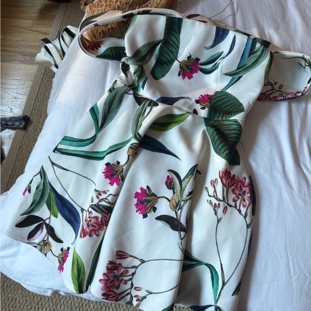 Keepsake Off-Shoulder White Cocktail Dress